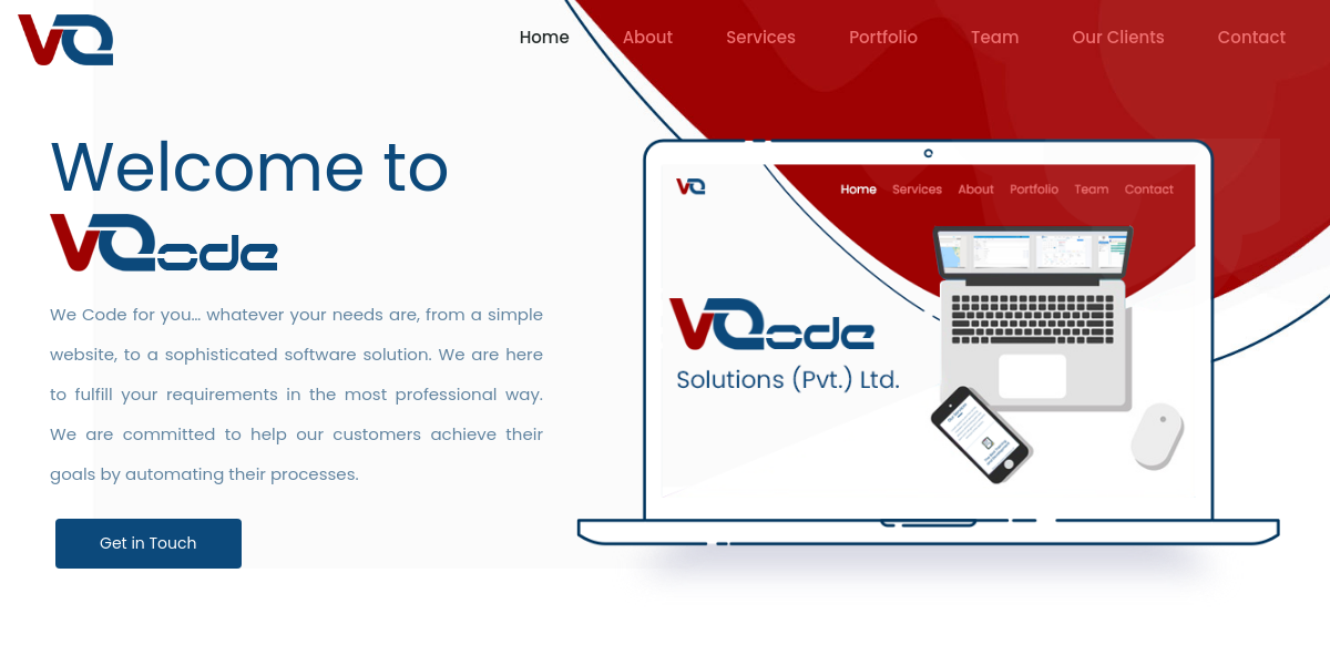 VQode Solutions (Pvt.) Ltd. Software House