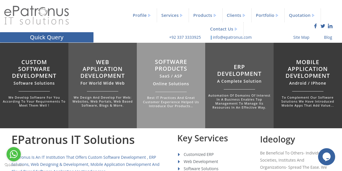 ePatronus IT Solutions Software House